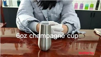 6oz Ikki devorli zanglamaydigan po'latdan yasalgan stakanlar