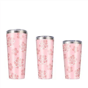 Qopqoqli vakuumli izolyatsiyalangan stakan stakanlar