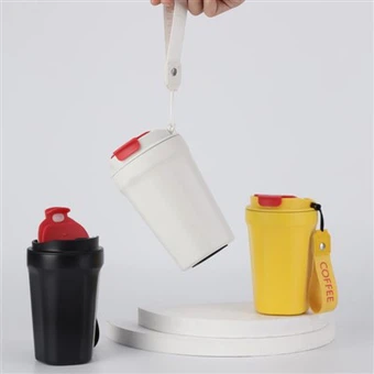 Zanglamaydigan po'latdan yasalgan vakuumli izolyatsiyalangan stakan - Kofe sayohat krujkasi to'kilmasin qopqoq 17oz